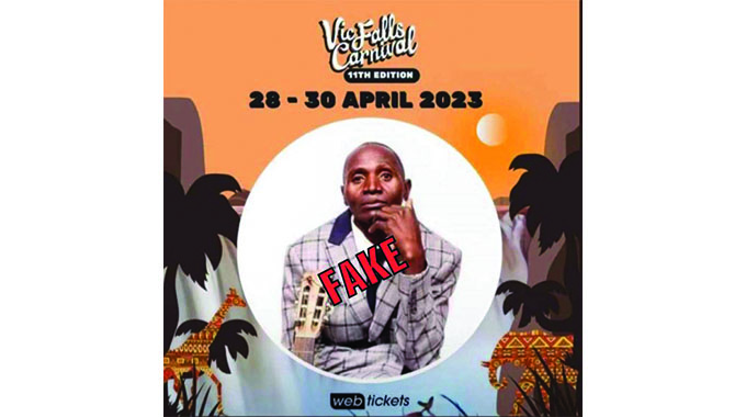 Sikhosana Buhlungu not performing at Vic Falls Carnival – Organisers