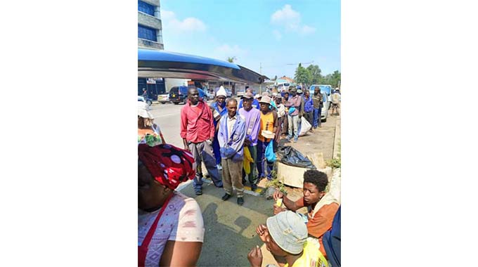 Bulawayo woman feeds homeless