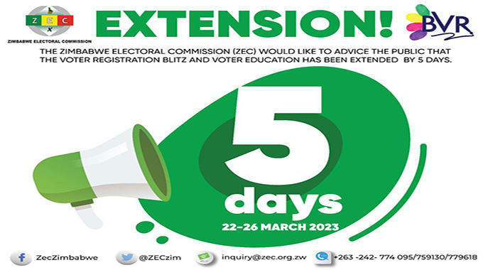 5 more days- last chance- to register to vote in 2023 elections