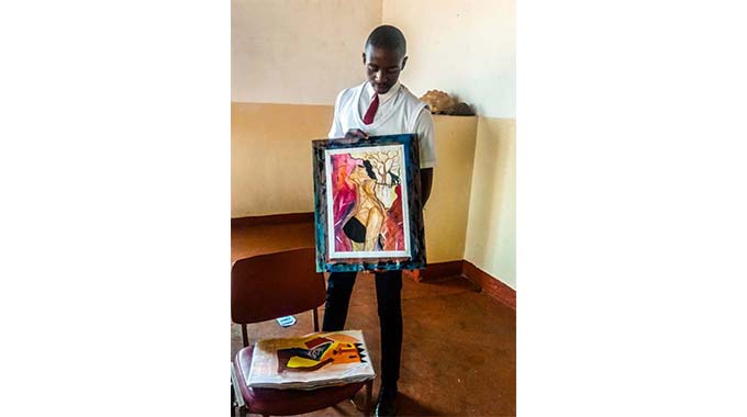 From grief to glory:Inspiring journey of abstract artist James Mwanga