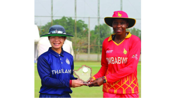 Lady Chevrons lose series opener against Thailand