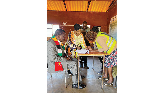 Election date today! President inspects voters’ roll