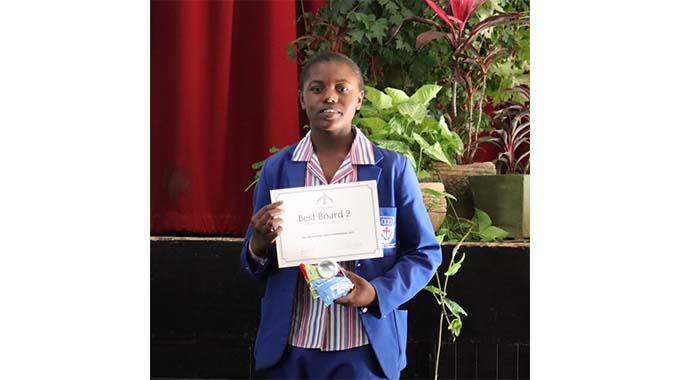 Girls College student wins Best Board at Falcon Chess tourney