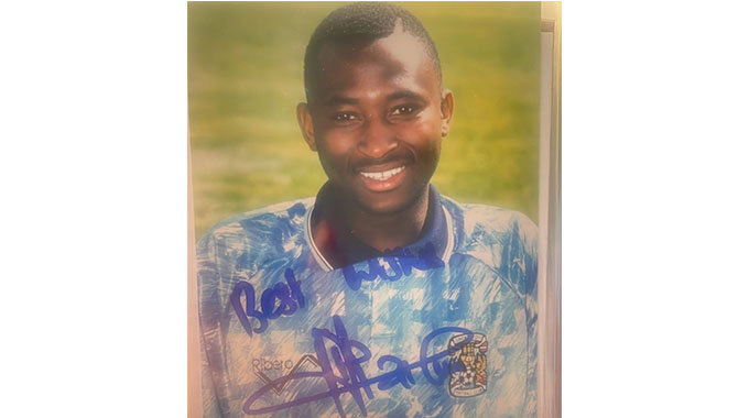 Peter Ndlovu wishes Coventry City luck