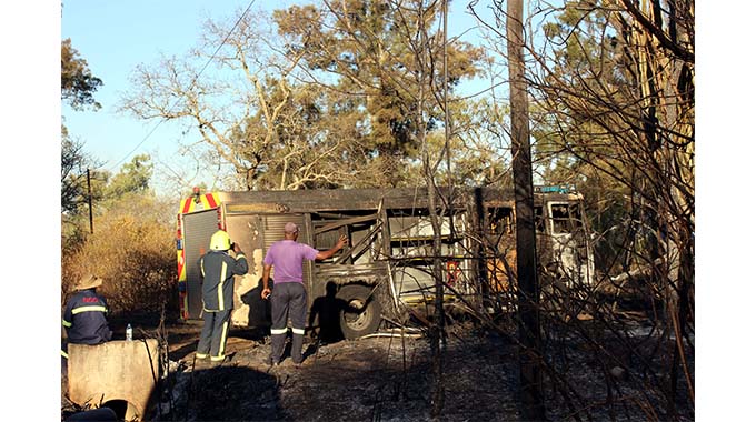 Fire destroys BCC fire tender