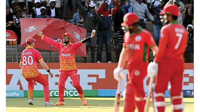 Seven in a row!… Chevrons in 14 run win against Oman