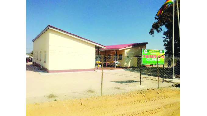 Chirumhanzu District commissions new clinic