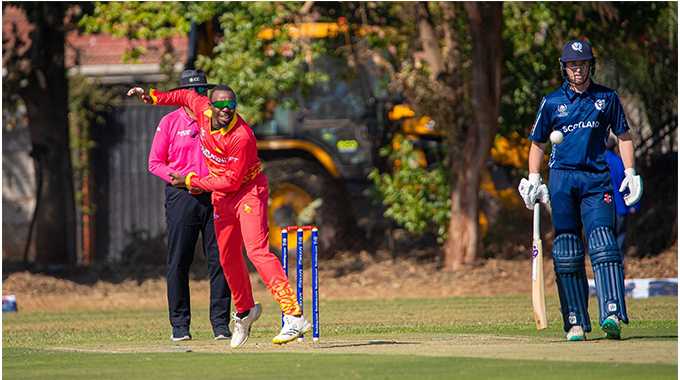 Zimbabwe beat Scotland by six wickets