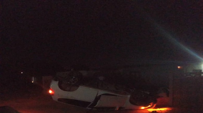 Disoriented driver flees from accident scene