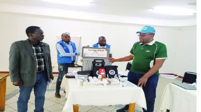 Government, partners deliver essential water testing kits
