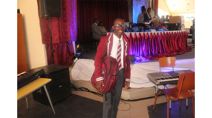 Visually impaired pupil defies the odds