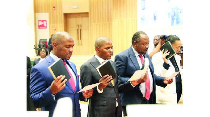 MPs, Senators sworn in