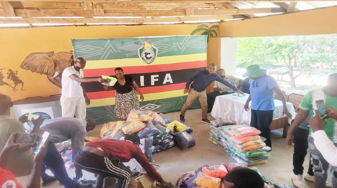 Binga receives Zifa equipment