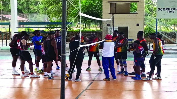 Volleyball team in camp for AAG