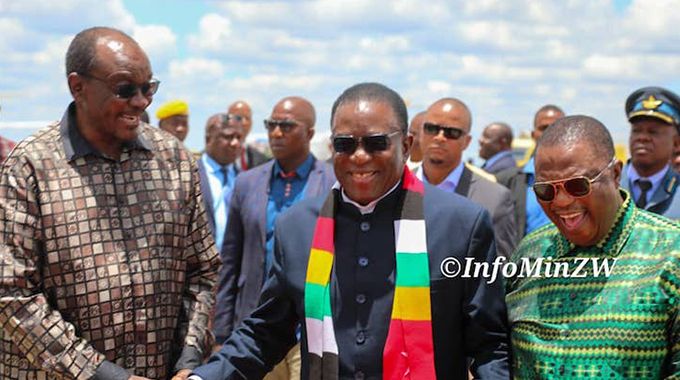 President Mnangagwa returns from Botswana