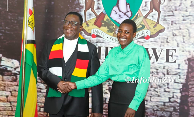 President Mnangagwa hosts E.D-UNZA Scholarship Programme students at State House