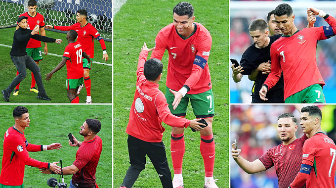 Uefa to up security after Ronaldo pitch invasions