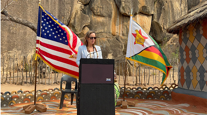WATCH: US Ambassador launches initiative to preserve San rock art in Matobo Hills