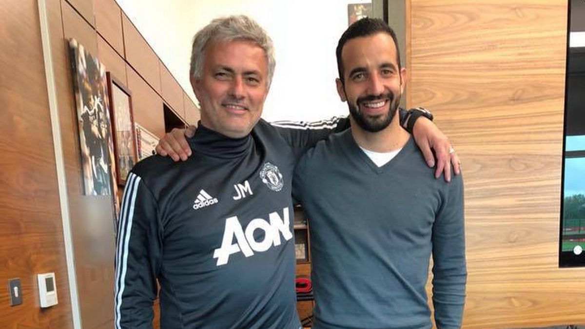 Ruben Amorim pictured at Man Utd as Sporting Lisbon boss closes on manager’s job