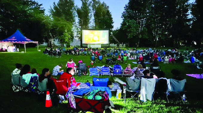 Outdoor movie nights return with a modern twist