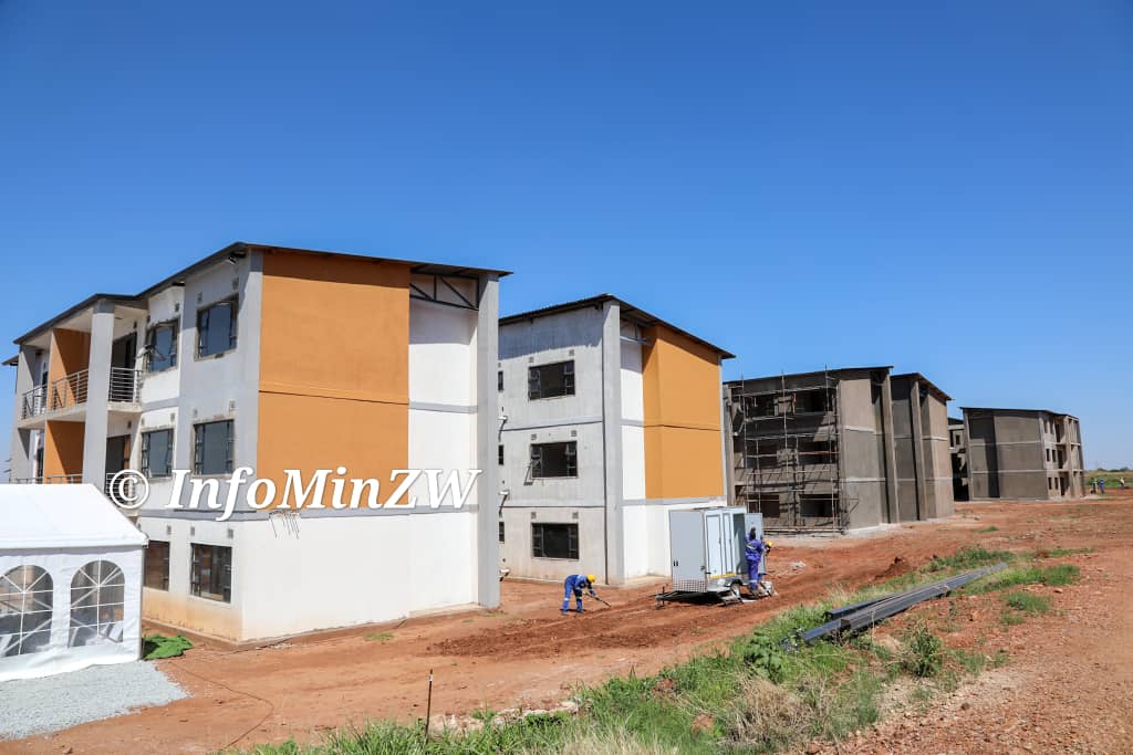 President Mnangagwa Commissions Dzivarasekwa Housing Project to Boost Military Housing