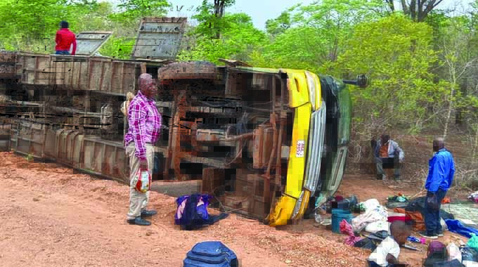 Passengers survive Inter Africa Bus accident in Tsholotsho
